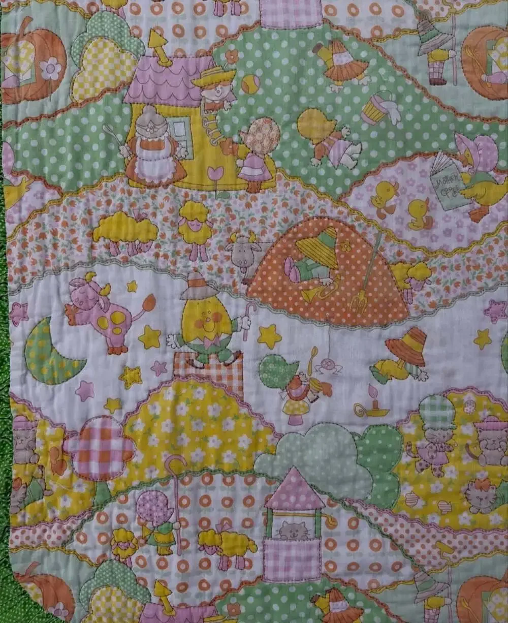 Vintage baby quilt